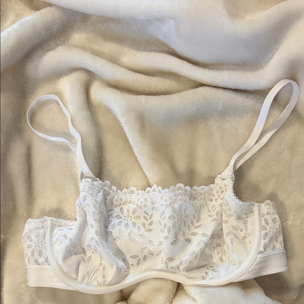 Victoria's Secret PINK Ivory Lace Bralette
